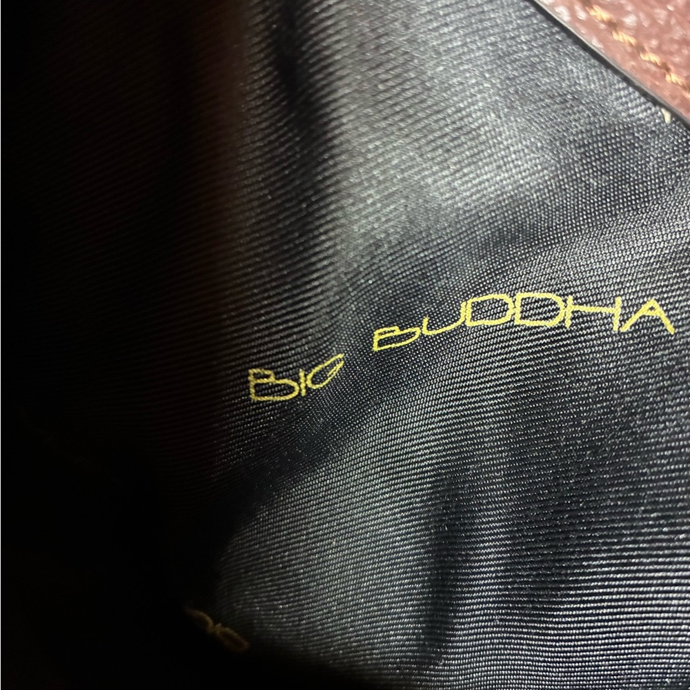 Big Buddha Rich Brown envelope clutch - Picture 3 of 3